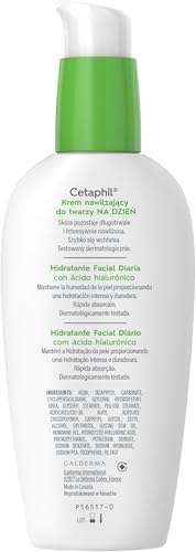  Cetaphil Crema Hidratante Facial de Día para Piel Sensible y Seca con Ácido Hialurónico 88ml
| Cetaphil Hidratante Faci