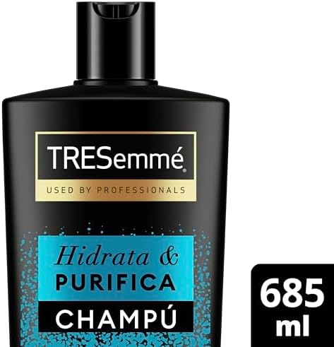 TRESemmé Hidratación & Purificación para Pelo Grasoso - Ácido Hialurónico y Arcilla Blanca - Pack de 6 x 685ml
| TRESem