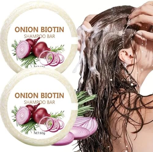 Champú de biotina Onion para todo tipo de cabello - Profunda limpieza e hidratación - Romero y cebolla - para crecimient