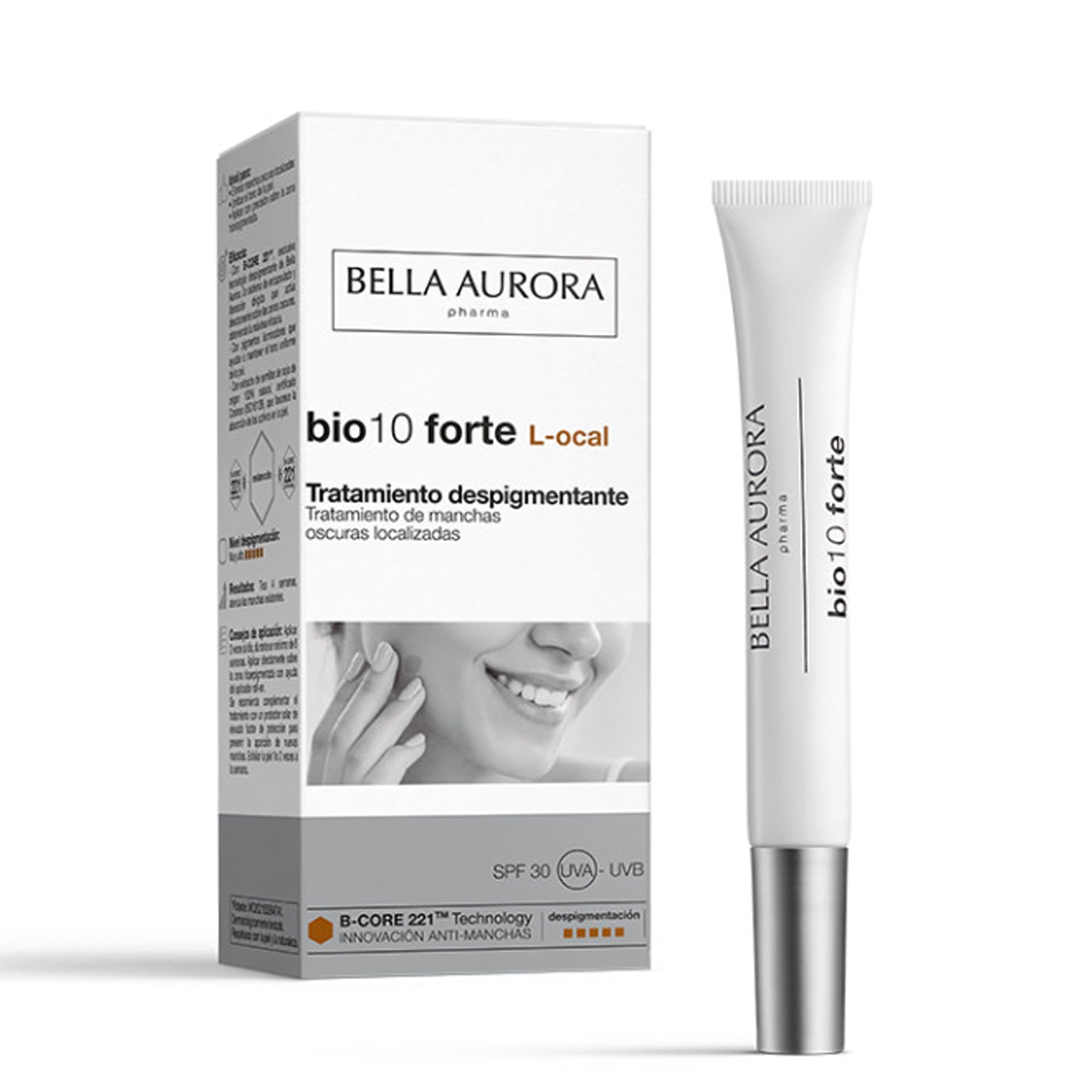  BELLA AURORA Bio10 Forte L-ocal Roll-on Despigmentante Todo Tipo de Piel Manchas Protección SPF30
| BELLA AURORA Bio10 