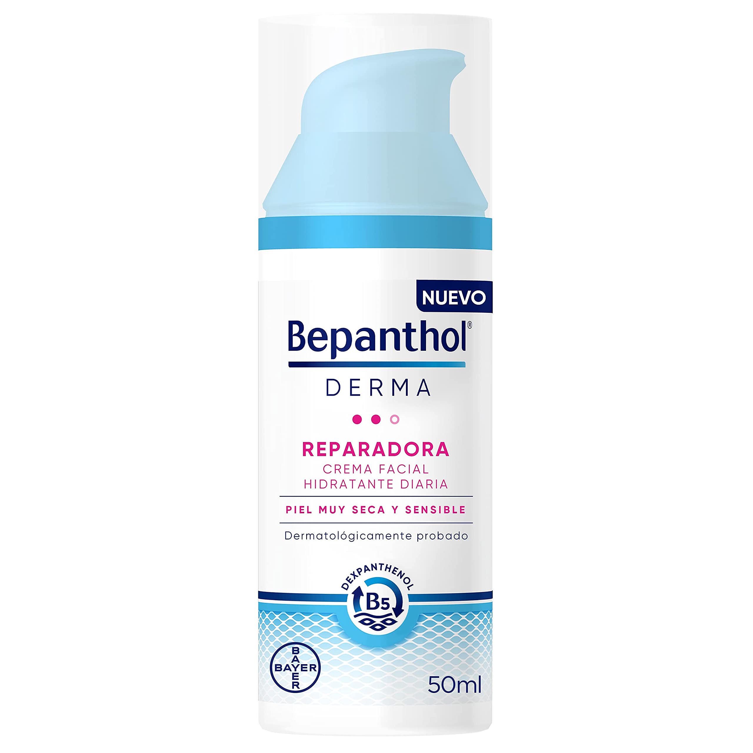  Bepanthol Derma Reparadora Crema Facial Hidratante de Día para Piel Muy Seca y Sensible
| Bepanthol Derma Reparadora Cr
